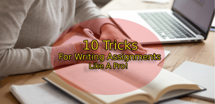 10 Tricks For Writing Assignments Like A Pro!