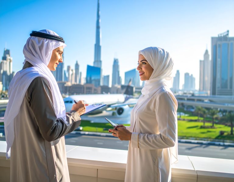 A guy and a girl discussing about CIPD assignment